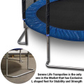 Garden Antifall Trampoline com cerca de segurança